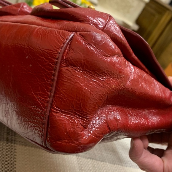 Vintage Marc Jacobs Red Leather Crossbody - Picture 7 of 13